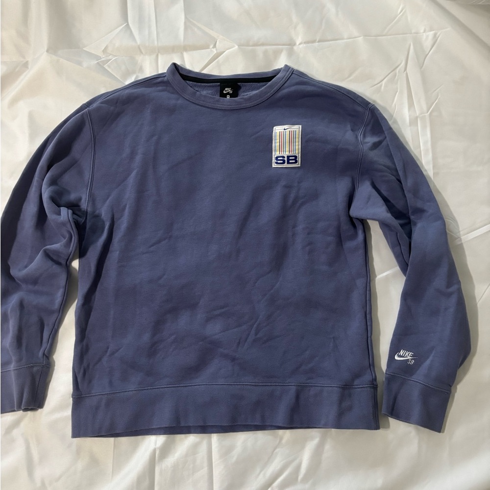Nike SB Sweatshirt Men’s Medium | Blue Fleece Crewneck | DQ0640-482